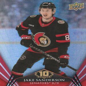 Jake Sanderson - 2024/2025 Tim Hortons Collector's Series 10th Anniversary Card